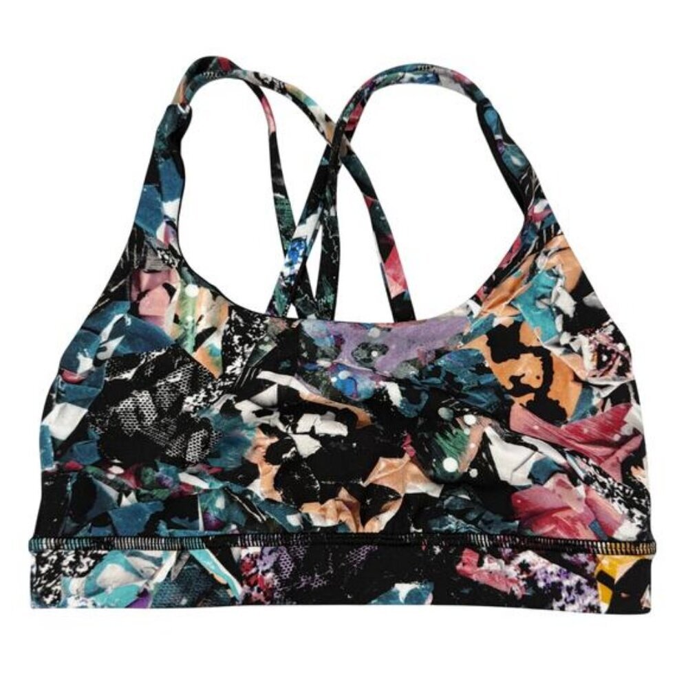 Lululemon Energy Bra In Color Crush Multi Size 4 - Picture 3 of 7